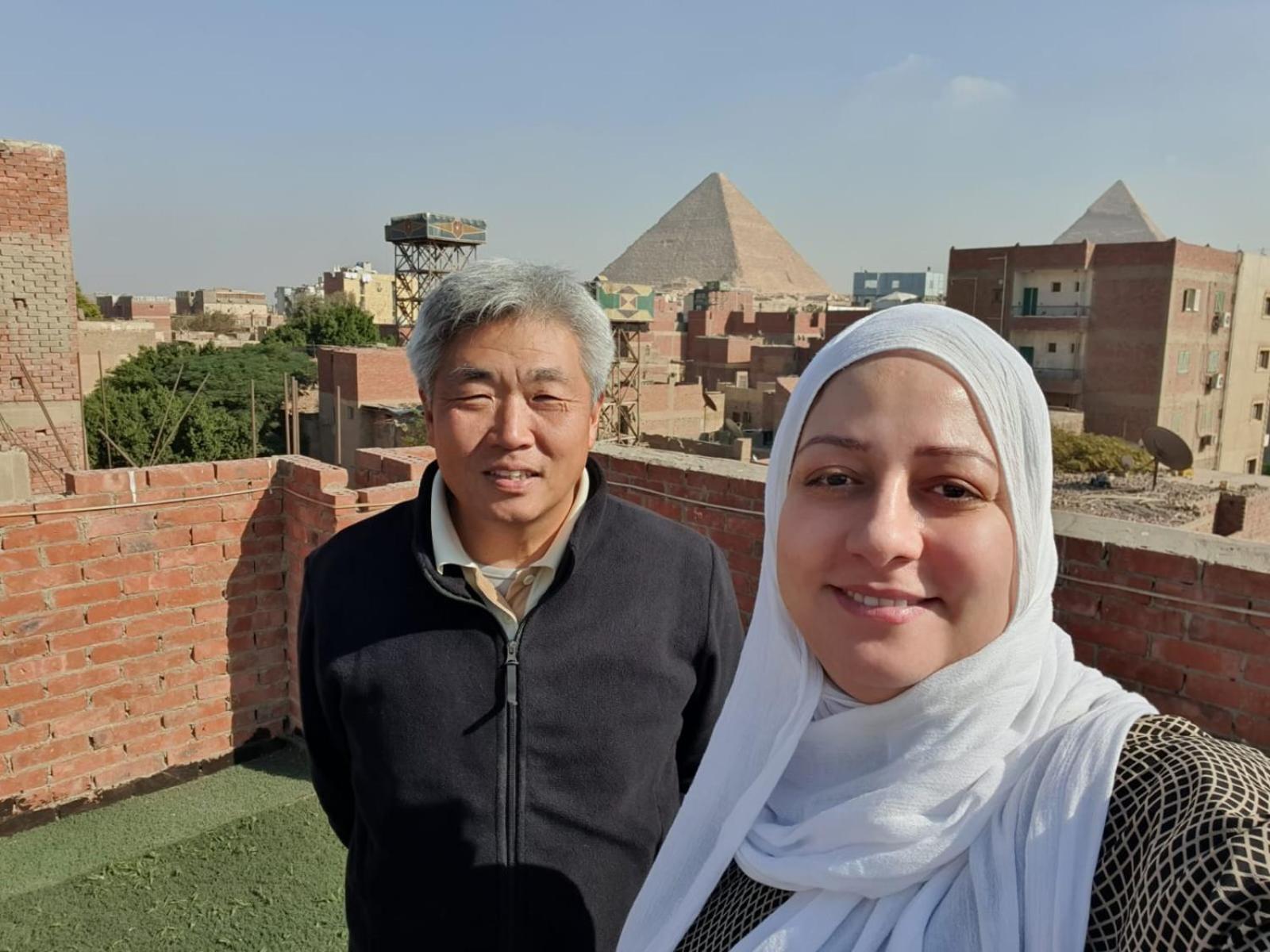 Merit Pyramids View Kairo Bagian luar foto